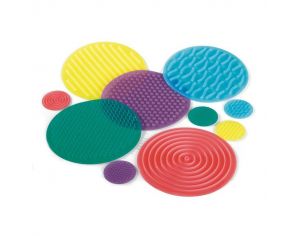 TICKIT Set de 10 Disques Sensoriels Texturs - Ds 3 ans