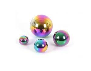 TICKIT Set de 4 Balles Rflchissantes et Sensorielles Multicolores - Ds 12 mois