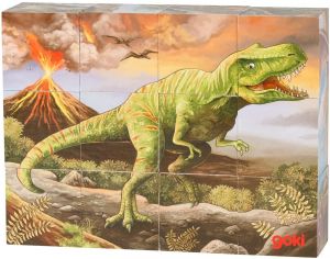 TENDER LEAF TOYS Puzzle de cubes Dinosaure - Ds 3 ans