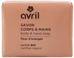 AVRIL Savon Corps & Mains Fleur d'Oranger 100g - Certifi bio