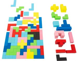 SMALL FOOT COMPANY Puzzle - en Bois - Formes Gomtriques - Ds 3 ans