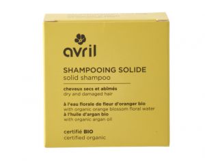 AVRIL Shampooing Solide Saponifi  Froid Cheveux Secs et Abims - 100g
