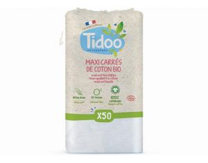 TIDOO Maxi Carrs de Coton 100% Bio  1x50