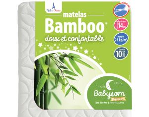 BABYSOM Matelas Bb Bamboo - 14 cm